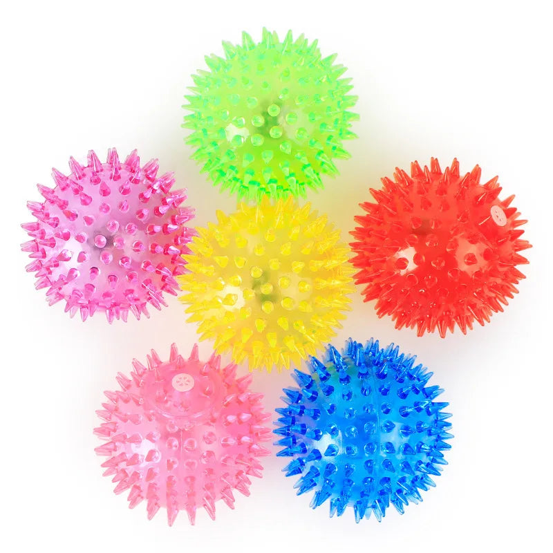 Luminous Sound Bouncy Ball Dog Toy