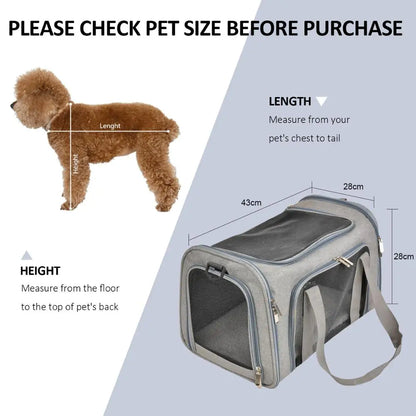 Soft-Sided Dog Carrier Backpack