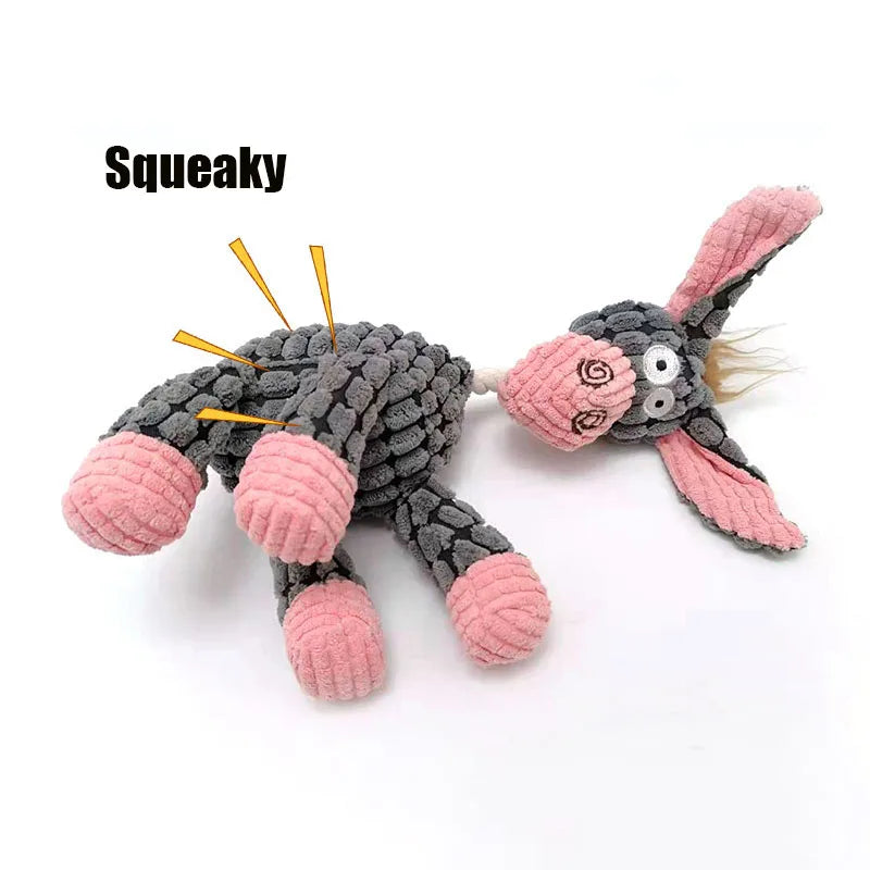 Donkey Shaped Dog Chew Toy