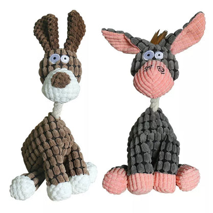 Donkey Shaped Dog Chew Toy