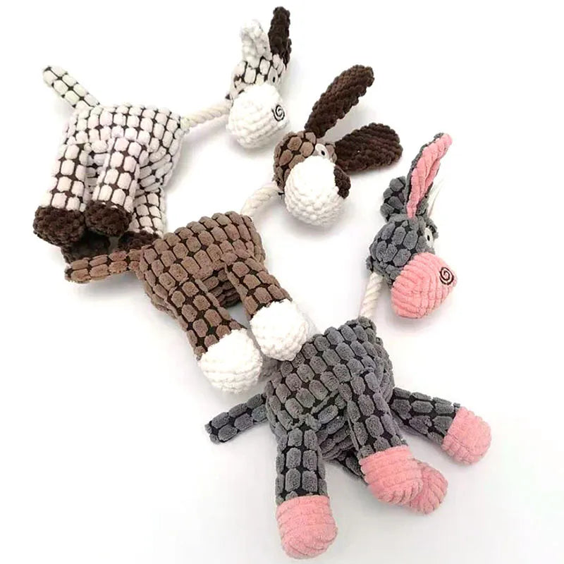 Donkey Shaped Dog Chew Toy