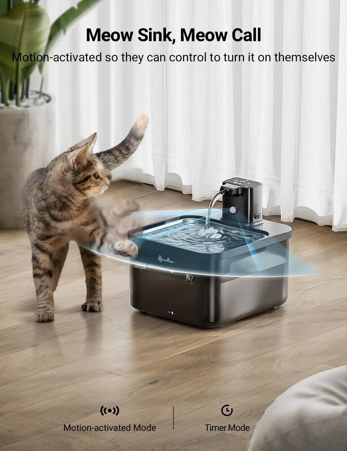 Automatic Stainless Steel Cat Water Fountain