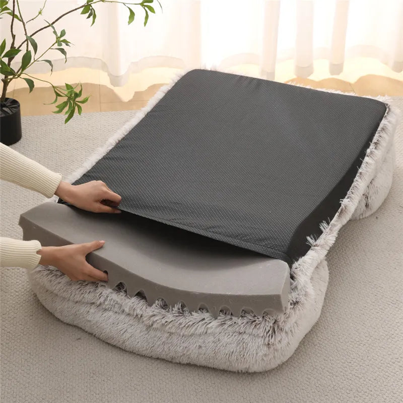 Luxury Winter Warm Large Dog Sofa Bed