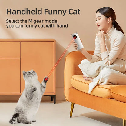 Automatic Interactive Cat Toy with LED Laser