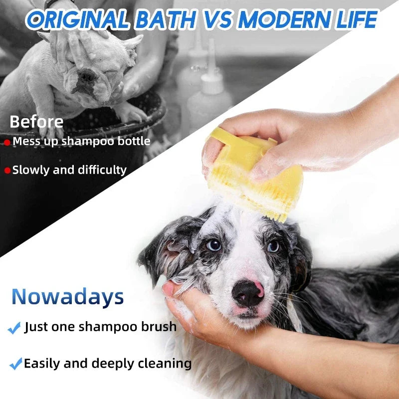 Pet Dog Shampoo Brush and Cat Massage Comb