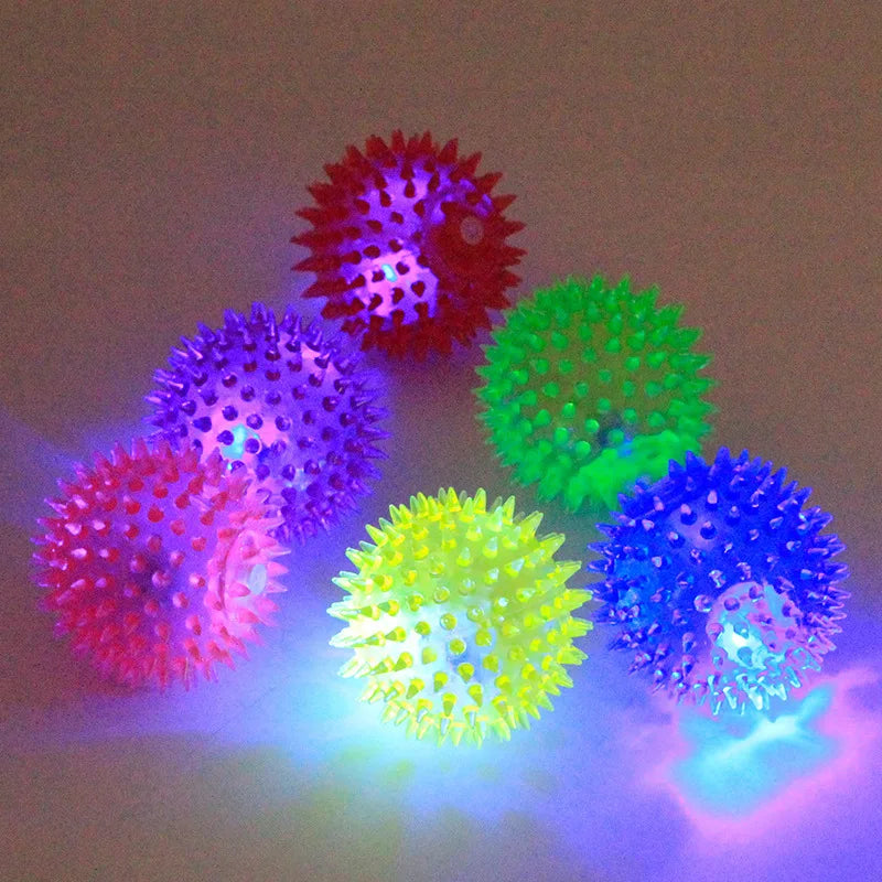 Luminous Sound Bouncy Ball Dog Toy