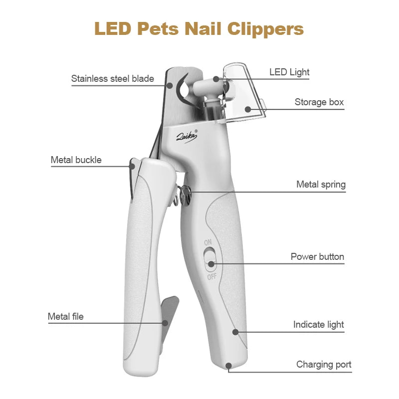 LED Pet Nail Clippers