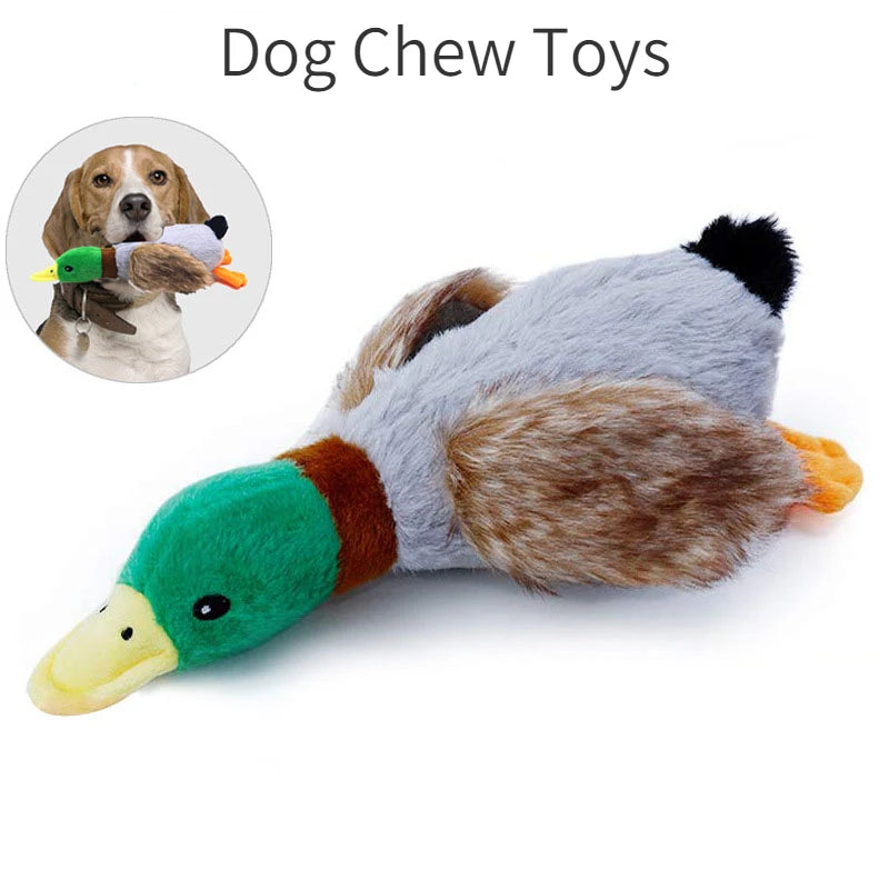 Cute Plush Duck Dog Chew Toy