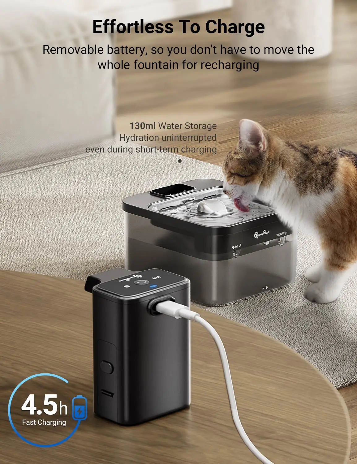 Automatic Stainless Steel Cat Water Fountain