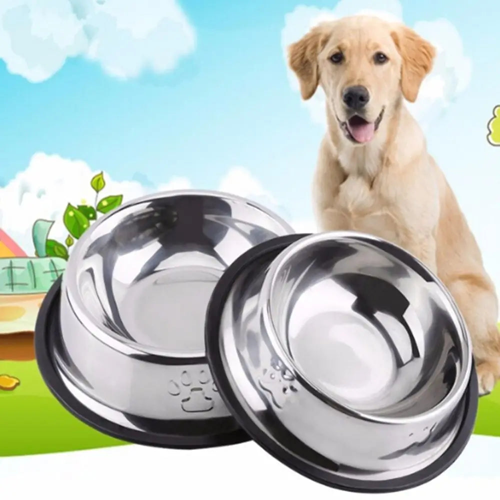 Stainless Steel Anti-Slip Dog Bowl