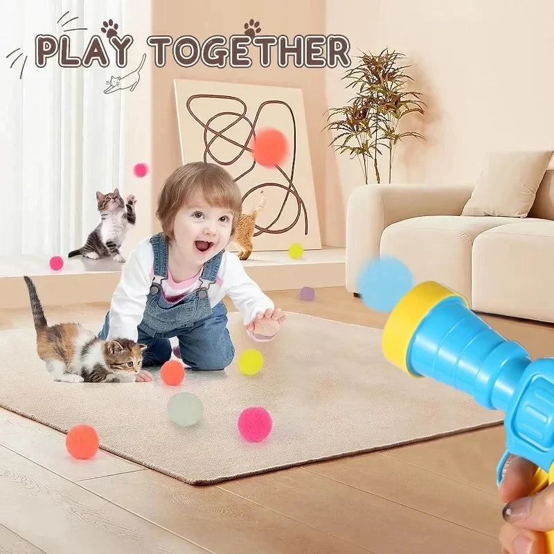 Cat Toy Launch Training Gun