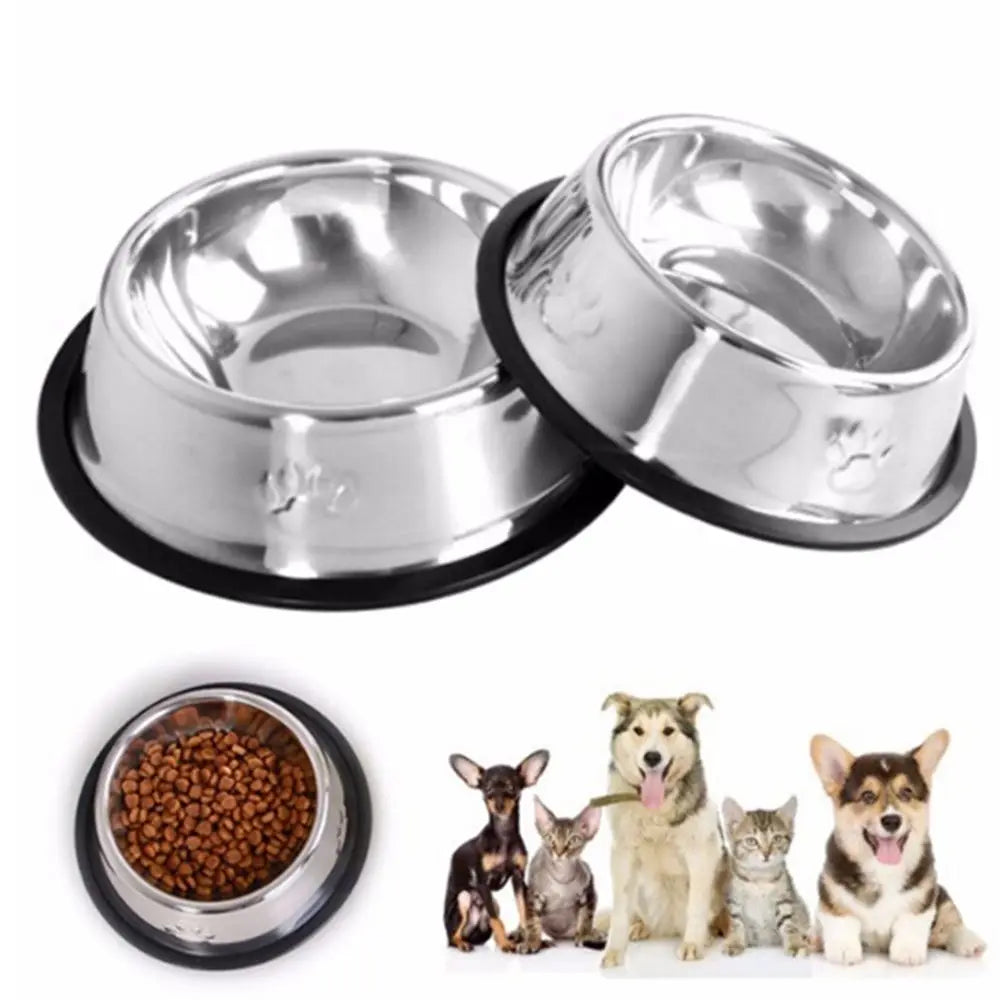 Stainless Steel Anti-Slip Dog Bowl