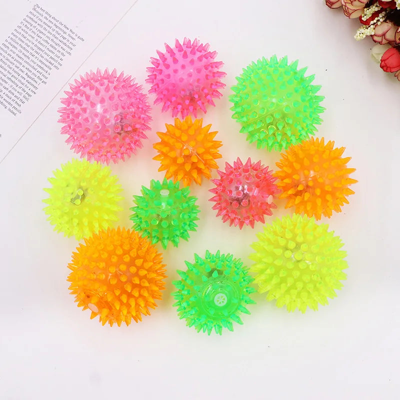 Luminous Sound Bouncy Ball Dog Toy