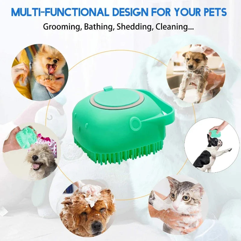 Pet Dog Shampoo Brush and Cat Massage Comb