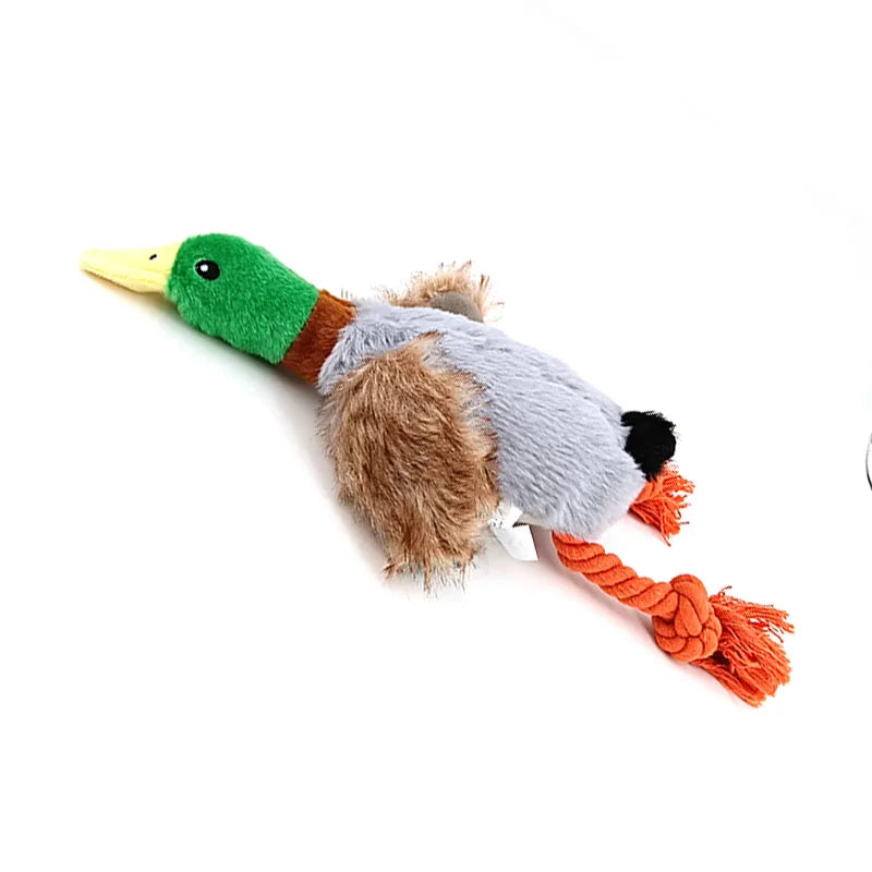 Cute Plush Duck Dog Chew Toy