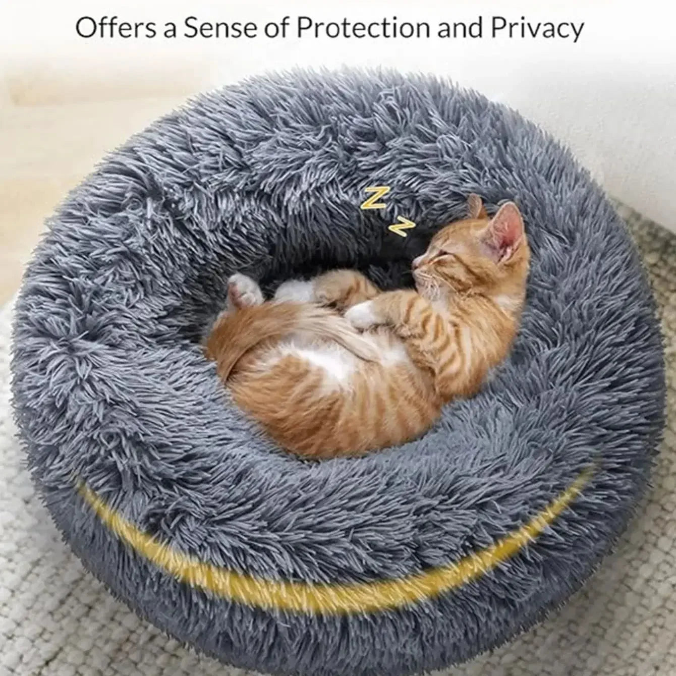 Round Pet Bed for Large Dogs